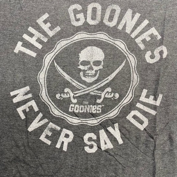 The Goonies Never Say Die Movie Tee Thrifted Vintage Style Size S - Picture 2 of 8